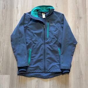 Women’s Patagonia Prussian Blue Zip Up Soft Lightweight Integral Jacket Sz XS